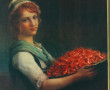 Ecole Bretonne "Jeune fille au plat de c