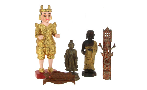 INDE - Lot de 5 personnages et divinités