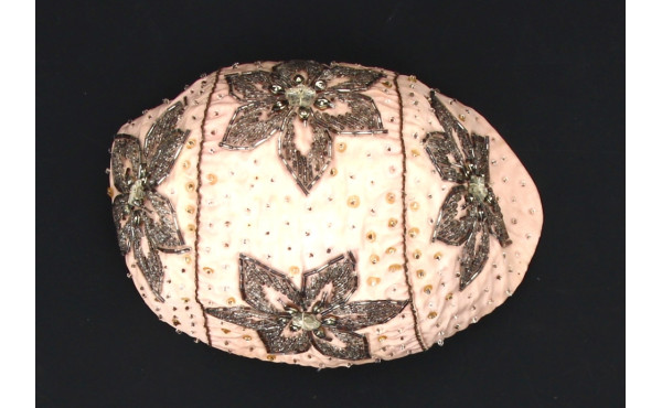 Bretagne - Bonnet d'enfant en tissu rose