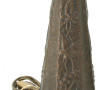 Pied de lampe circa 1910 en laiton repou