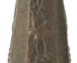 Pied de lampe circa 1910 en laiton repou