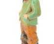 "Enfant et son chien" plâtre patiné H.41
