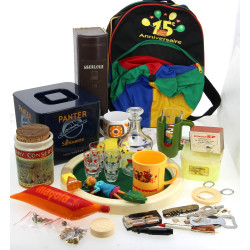 Carton d'objets publicitaires des années