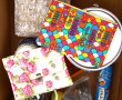 Carton d'accessoires de cuisine et diver