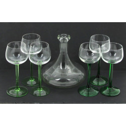 Lot de 24 verres à vin blanc d'Alsace pi