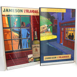 2 panneaux publicitaires pour le whisky 