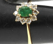 Petite bague en or jaune 18 carats, poin
