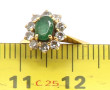 Petite bague en or jaune 18 carats, poin