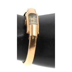Montre bracelet de dame en or jaune 750è