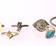 Lot de bijoux en argent 925ème et 830ème