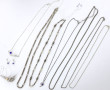 Lot de bijoux fantaisie en métal couleur