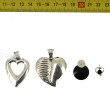 Lot de 4 pendentifs en argent dont 3 en 