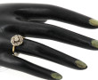 Bague ancienne deux ors 18 cts, sertie d