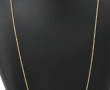Chaîne en or jaune 14 carats, L 61 cm, p