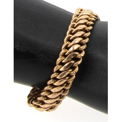 Bracelet en or jaune 18 carats, poinçon 
