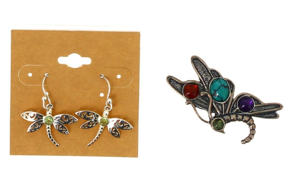 Broche en argent 925è en forme de papill
