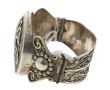 Deux bracelets en argent, l'un nord afri