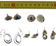 Lot de 5 paires de BO en argent dont une
