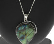 Pendentif en labradorite, monture argent
