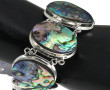 Bracelet ligne en argent 925ème et nacre