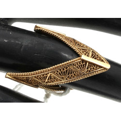 Bague africaine en or jaune 18 carats, p
