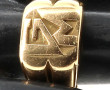 Chevalière en or jaune 18 carats, plus t