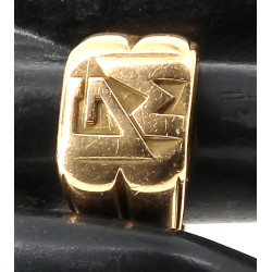 Chevalière en or jaune 18 carats, plus t