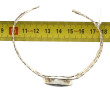 Bracelet jonc ouvert en argent 925è et s