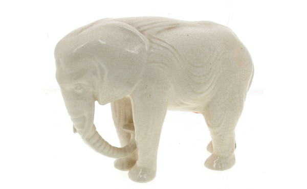 SAINT-CLEMENT - Eléphant, sujet en faïen