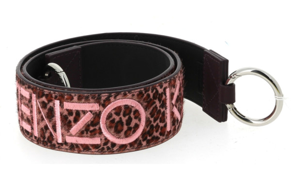 KENZO - Bandoulière de sac brodé rose su