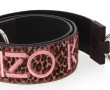 KENZO - Bandoulière de sac brodé rose su