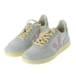 VEJA - Paire de baskets femme blanc, ble