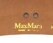 MAX MARA - Ceinture femme en cuir noir, 