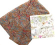 Deux foulards en coton dont un à motif c