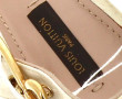 LOUIS VUITTON - Paire d'escarpins en sat