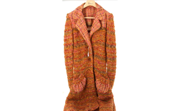 JOHN GALLIANO - Manteau dans les tons or