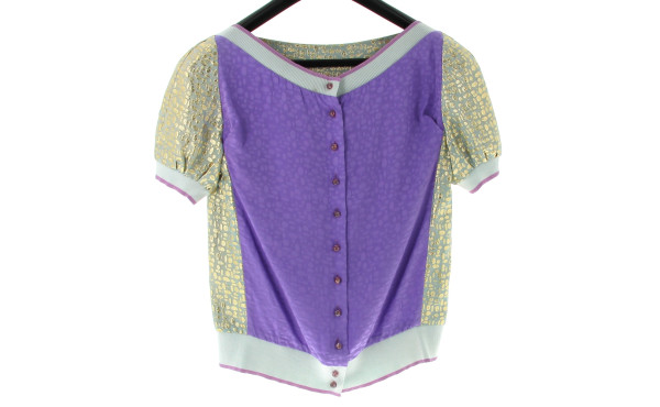 LOUIS VUITTON - Blouse en soie dans les 