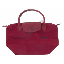 LONGCHAMP - Sac pliable en toiel et cui