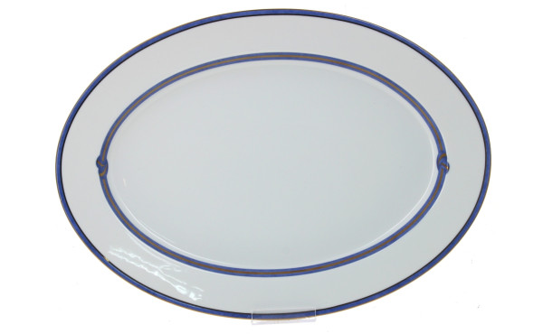 CHRISTOFLE - ¨Plat de forme ovale en por
