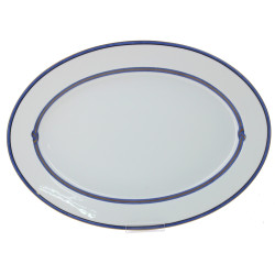 CHRISTOFLE - ¨Plat de forme ovale en por
