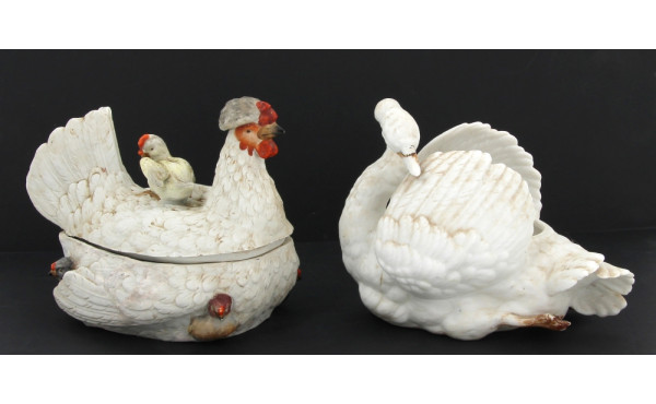 Boîte poule avec poussin en biscuit et p