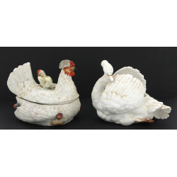 Boîte poule avec poussin en biscuit et p
