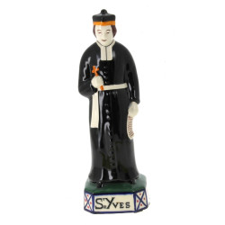 HENRIOT Quimper - "St Yves", statuette e