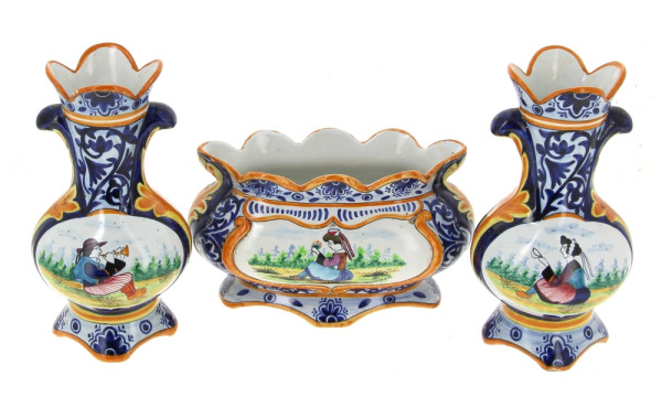 HB QUIMPER (Avant 42) - Garniture en faï