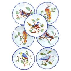 HENRIOT Quimper - 7 assiettes calottes e