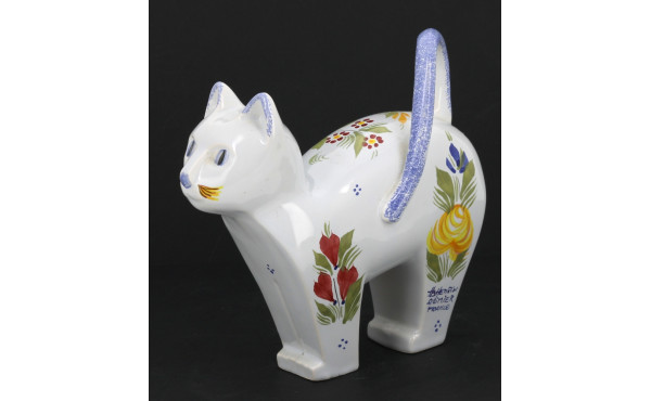 HB HENRIOT Quimper France - "Chat", suje