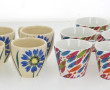 HB QUIMPER - Décor "Bleuet" - 6 tasses à