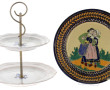 HB QUIMPER - Assiette à décor d'un coupl