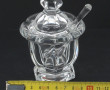 BACCARAT - Moutardier couvert et sa cuil