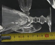 Eléments de service ancien en cristal : 